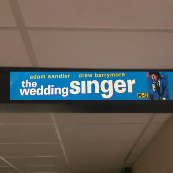 The Wedding Singer 1998 5x25 Movie Theater Mylar - Picture 1 of 4